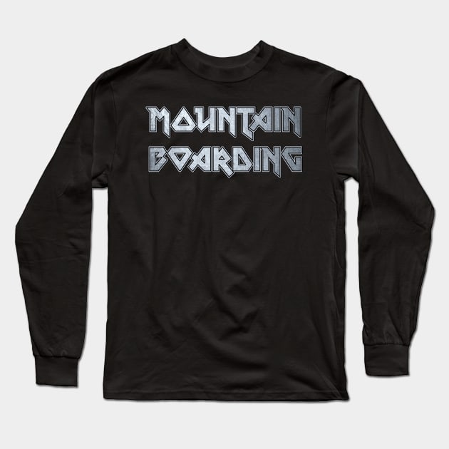 Mountain Boarding Long Sleeve T-Shirt by Erena Samohai